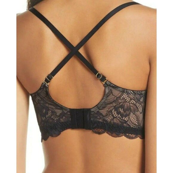 🆕NATORI Muse Full Wireless T-Shirt Bra #733251 Black 36G - Picture 4 of 12